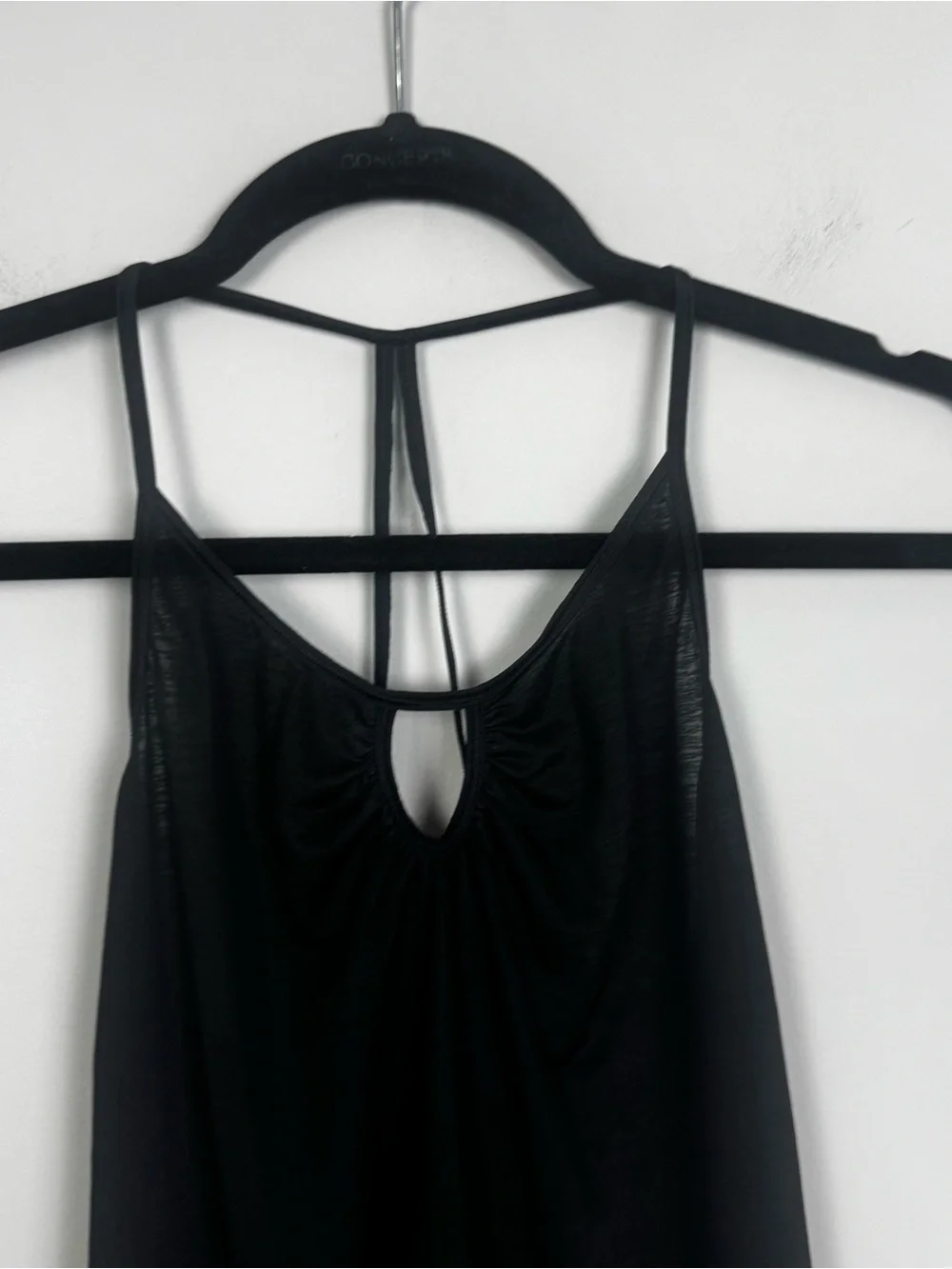 LULULEMON | Lightweight Black Keyhole Athletic Tank Top Women’s Size Medium